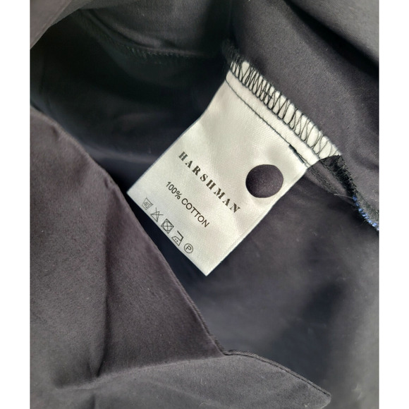 Harshman Vivona 2X Tunic Blouse Black Ruffle‎ Sleeve Cotton Top - Picture 7 of 8